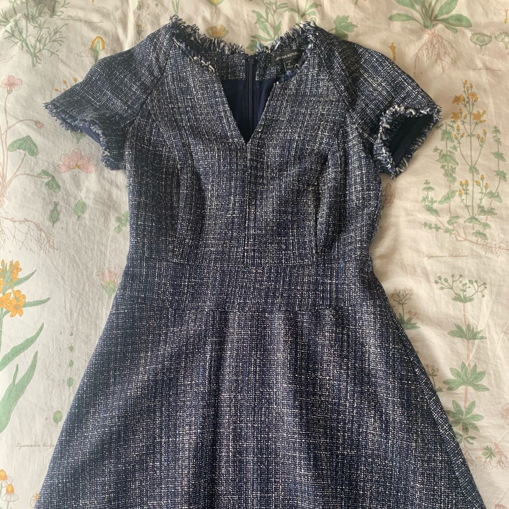 Navy blue Banana Republic stitch dress!